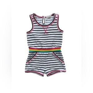 Appaman Size 2T Rainbow Stripe Abby Romper